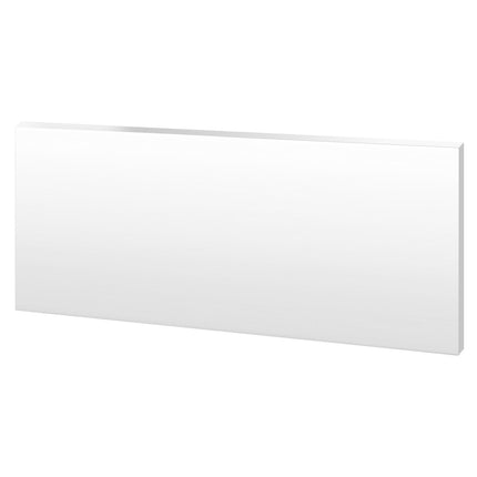HDPE Plastic Sheet, 24 x 48 in, 1/2 in Thick, White