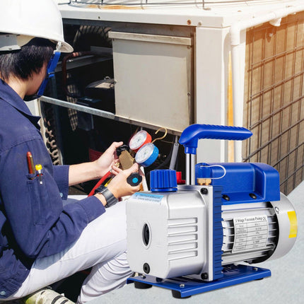 HVAC Vacuum Pump, 3 CFM Single Stage, 1/4 HP