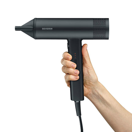 Hair Dryer 2000W, 3 Heat Settings, 2.8m Cord, Black