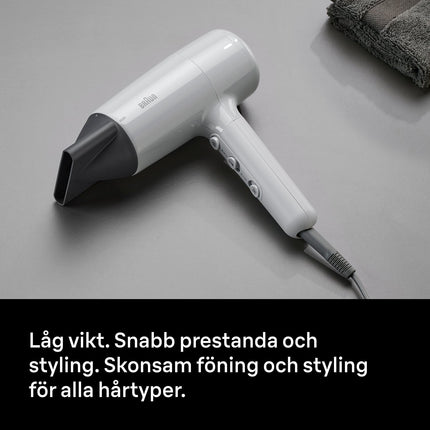 Hair Dryer 2100W, 3 Heat 2 Speed, Cold Shot, 2 Attachments