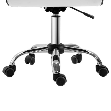 Height-adjustable Salon Hairdressing Chair, Swivel, White