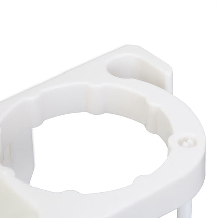 Hair dryer holder for the wall