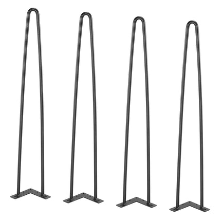 Hairpin Table Legs, 28 Inch, Set Of 4, Steel