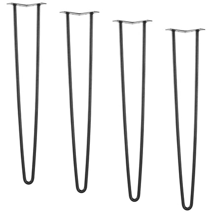 Hairpin Table Legs, 28 Inch, Set Of 4, Steel