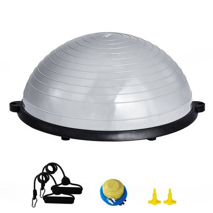 Half Balance Ball Trainer, 23 Inch, 660 lb, Bands, Pump