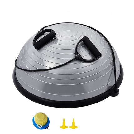 Half Balance Ball Trainer, 23 Inch, 660 lb, Bands, Pump