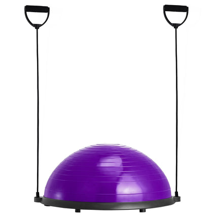 Half Exercise Balance Ball Trainer 23 Inch, 660 lb, Bands