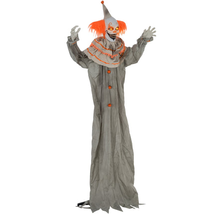 Halloween Clown Decoration, Touch-Activated, Glowing Eyes