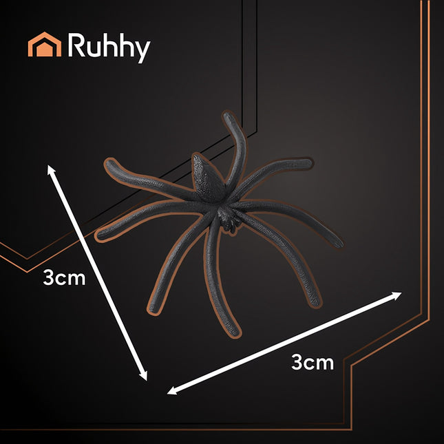 Halloween Glow-in-the-Dark Spider Web with 20 Spiders