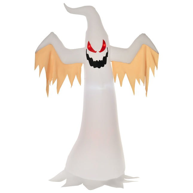 Inflatable Halloween Ghost, 2.4M, LED lit, weatherproof