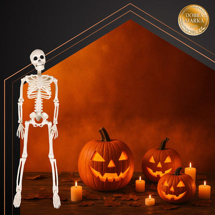 Halloween Skeleton Decoration, 40cm, Movable Limbs