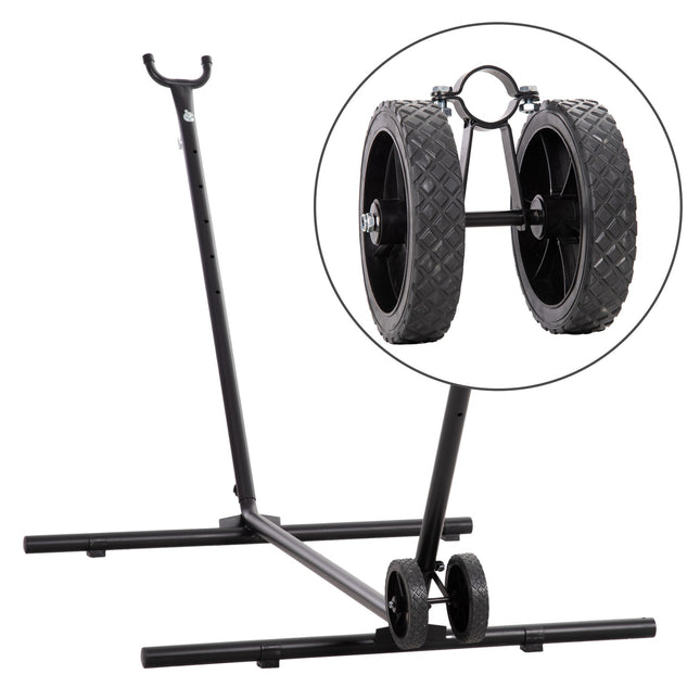 Wheel set for hammocks, Universal, Weatherproof, Black