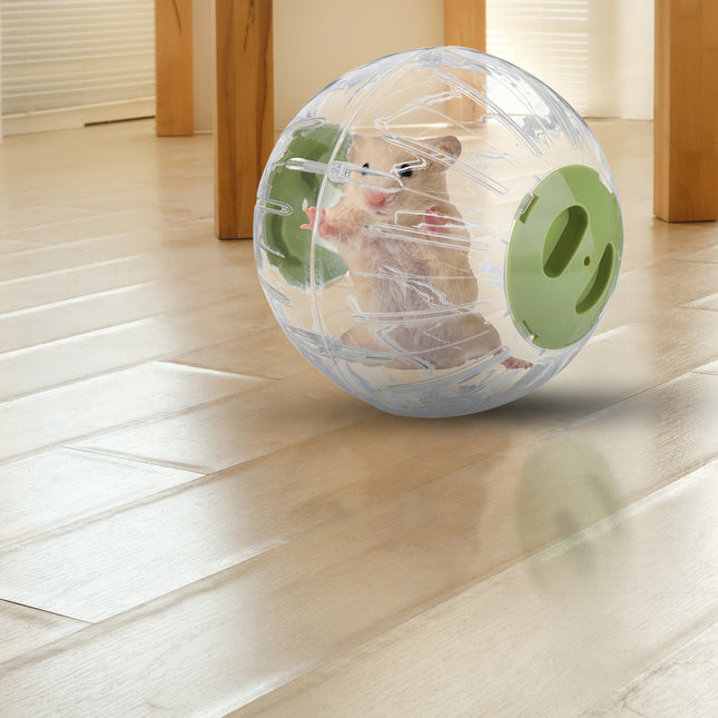 Hamsterbal met groene deksel