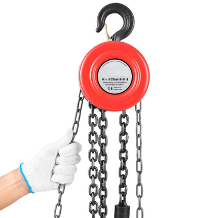 Hand Chain Hoist 1 Ton, 3 m Lift, Alloy Steel