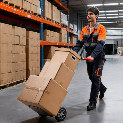 Hand Truck Dolly, 600 lb Capacity, Telescoping Handle