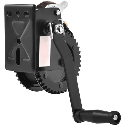 Hand Winch 2000 lb, 23 ft Strap, Two-Way Ratchet