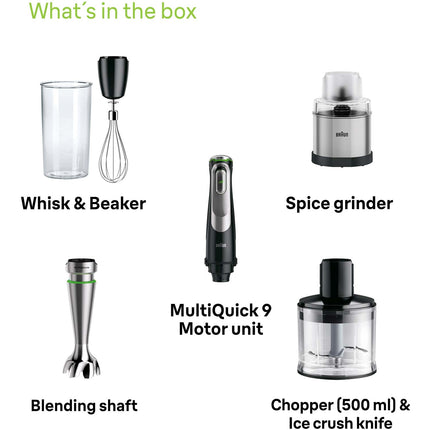 Hand blender set MQ9138XI MultiQuick 9 Premium 1200W