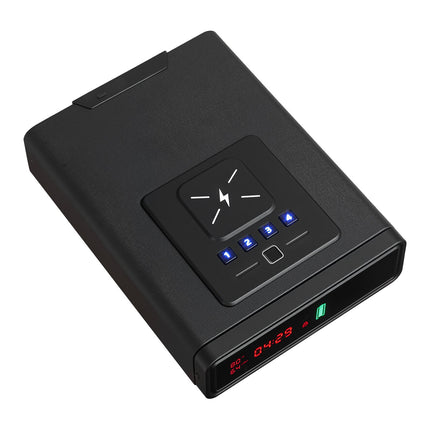 Handgun Drawer Safe, Fingerprint Keypad Key, 2-Pistol
