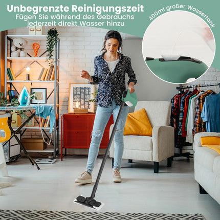 Handheld Steam Cleaner, 1400W, 400ml, 14-Piece Set