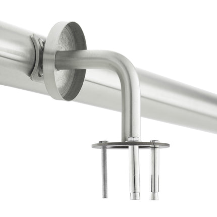 Handrail in stainless steel
