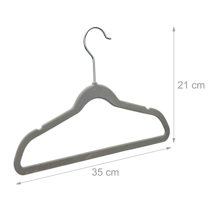 Hanger in velvet