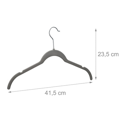 Hanger in velvet