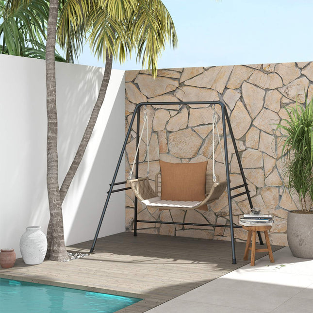 Steel for hanging chairs, 150 kg capacity, indoor/outdoor