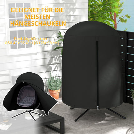 Waterproof Hanging chair cover with UV protection, Ø128x190 Cm