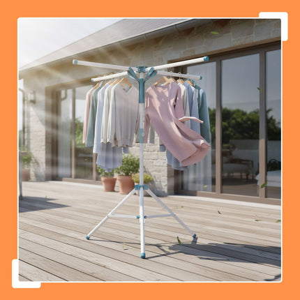 Hanging Clothes Dryer, Compact Foldable Design