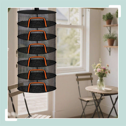 Hanging Foldable Drying Net for Herbs, Fruit, Clothes