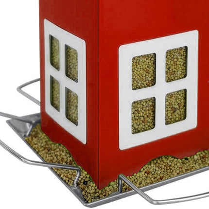 Hanging Metal Birdhouse with Removable Roof