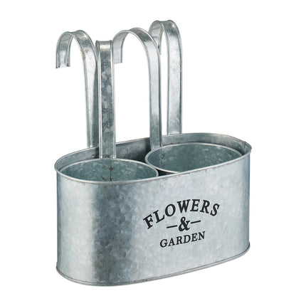 Hanging Plant Pots Set of 3 for Balcony & Garden