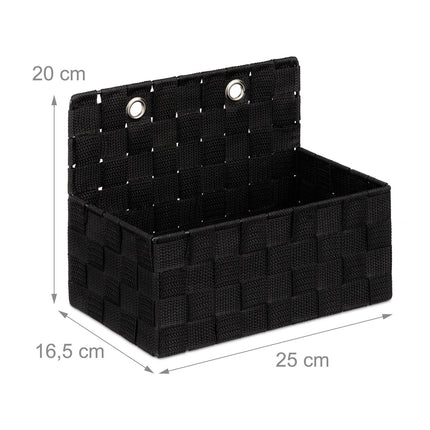 Hanging Wall Storage Baskets – Set of 2, Space-Saving