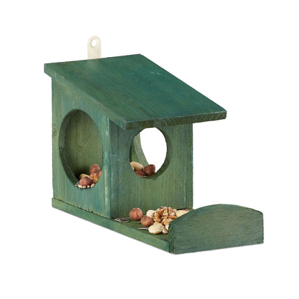 Hanging feeder for squirrels