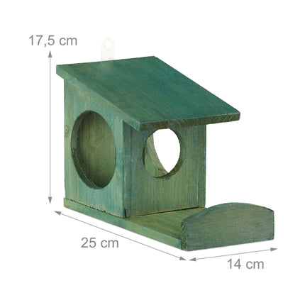 Hanging feeder for squirrels