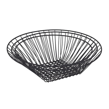 Hanging fruit basket in black