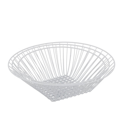 Hanging fruit basket in white