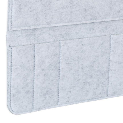 Hanging organizer in felt 6 compartments set of 2