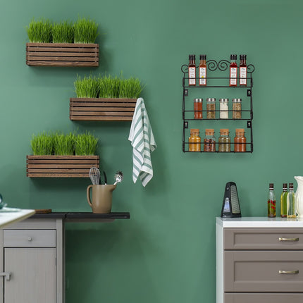 Hanging spice rack