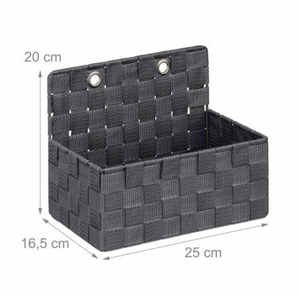 Hanging storage basket