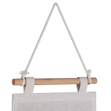 Hanging storage in fabric