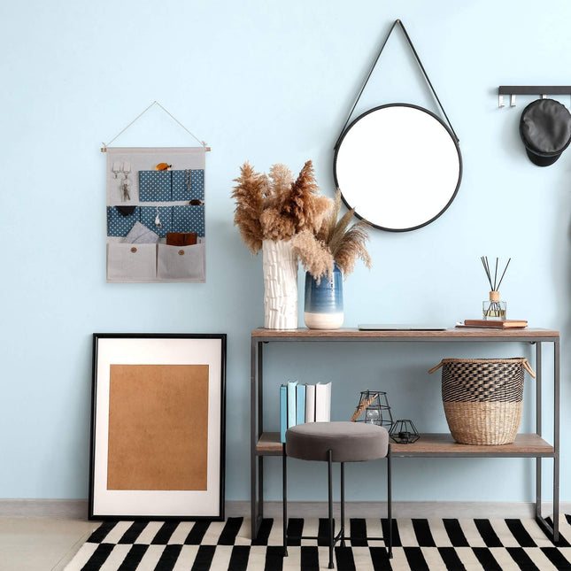 Hanging storage in fabric