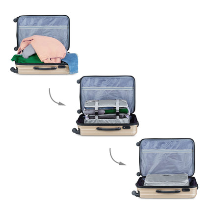Hanging travel organizer 4 compartments