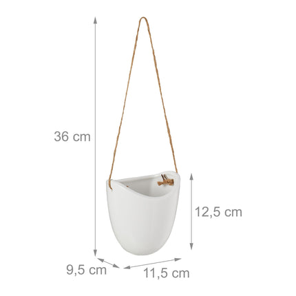 Hanging wall vase - set of 3
