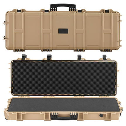 Hard Rifle Case, Lockable IP67, Wheels, 109 cm