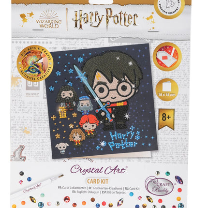 Harry Potter Crystal Art Card, 18x18 cm Size