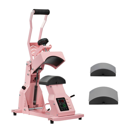 Hat Heat Press Machine, 2 Platens, Temp Timer Control