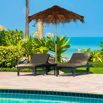 Hawaii palm hair parasol
