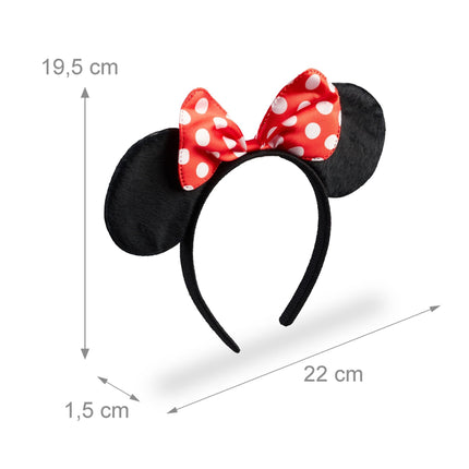 Headband Mouse with ears and bow