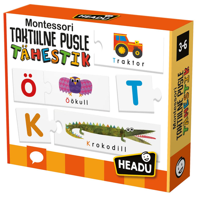 Headu Montessori Touch Abc (In Estonian Lang.)